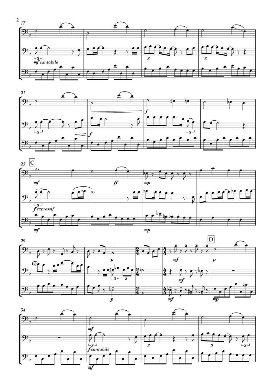 Bohemian Rhapsody Brass Ensemble scores gallery preview page 3