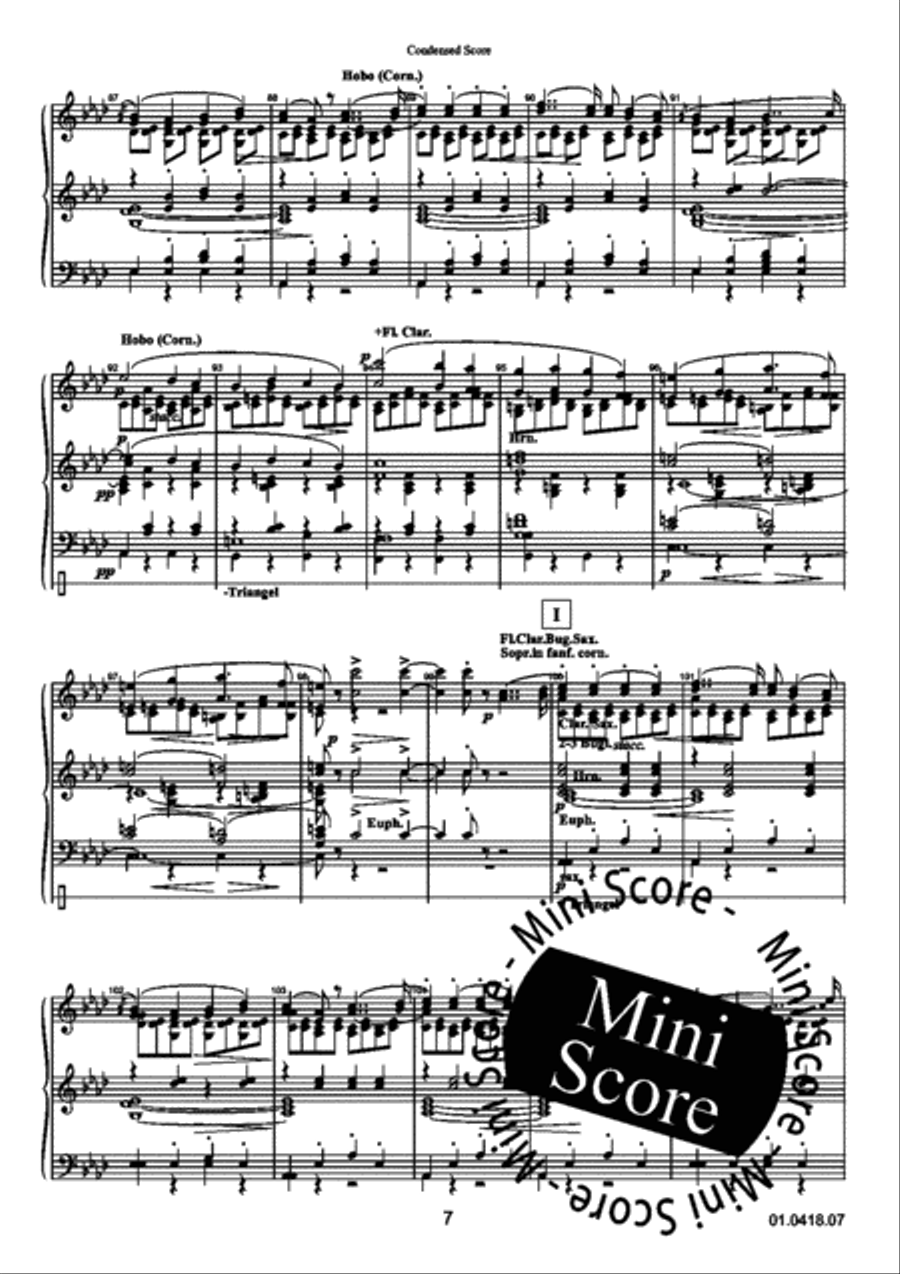 Norma Ouverture Concert Band scores gallery preview page 35