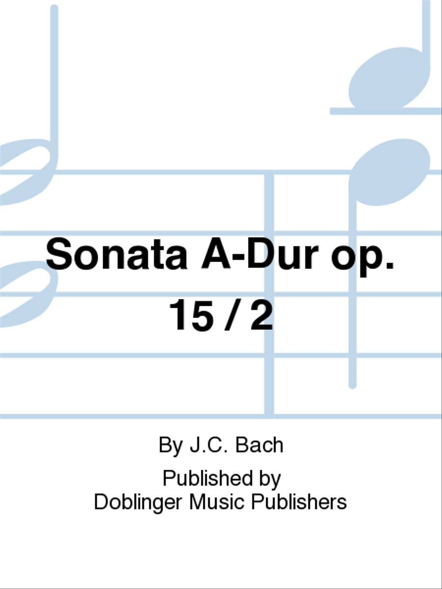 Sonata A-Dur op. 15 / 2 Piano Trio scores gallery preview page 1