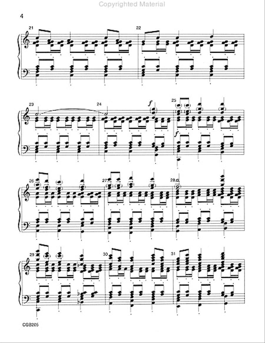 O For a Thousand Tongues to Sing Handbell Choir scores gallery preview page 4