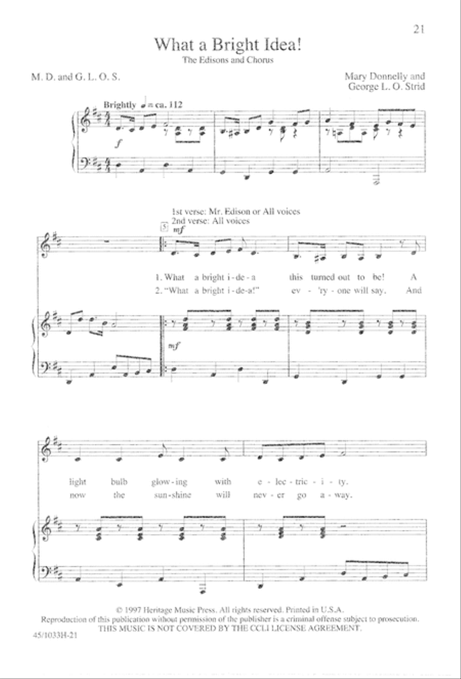 Watts It All About? The Whole Shocking Story Unison Choir scores gallery preview page 22