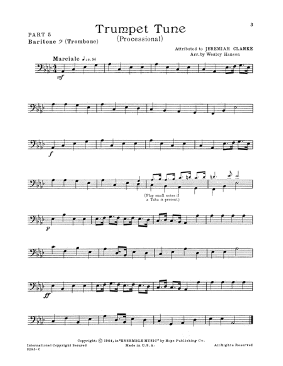 Ensemble Music for Church and School Part scores gallery preview page 5