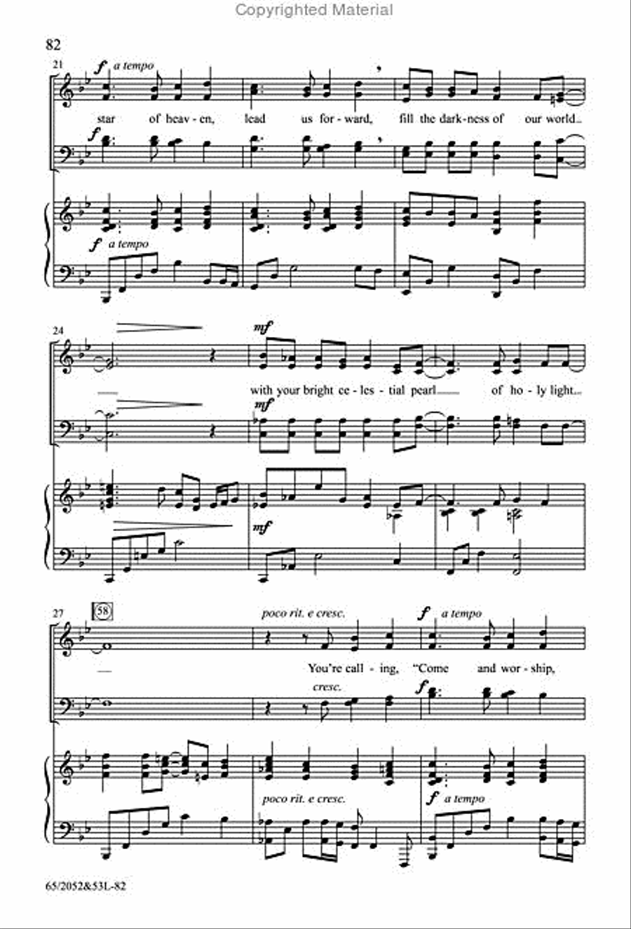 The Heart of Christmas - SATB Score with Performance CD 4-Part scores gallery preview page 20