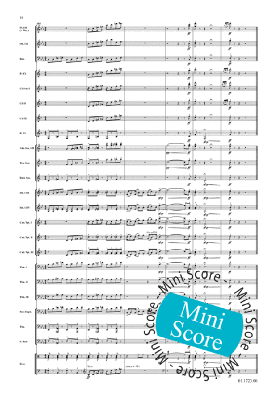 Cake-Walk Phantasy Concert Band scores gallery preview page 22