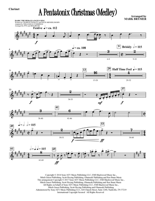 A Pentatonix Christmas (Medley) (arr. Mark Brymer) - Clarinet