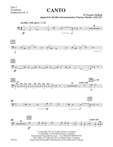 Canto - Trombone/Euphonium 5