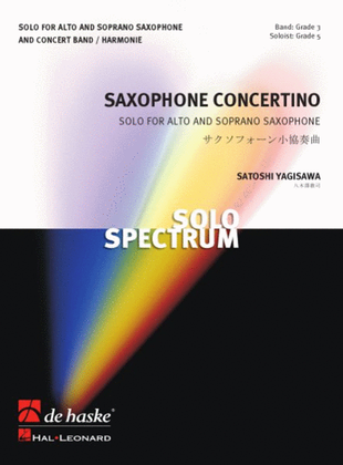 Book cover for Saxophone Concertino