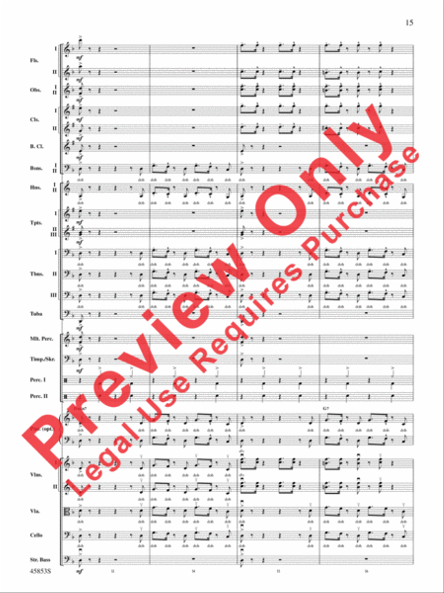 The Best of Bruno Mars Full Orchestra scores gallery preview page 15