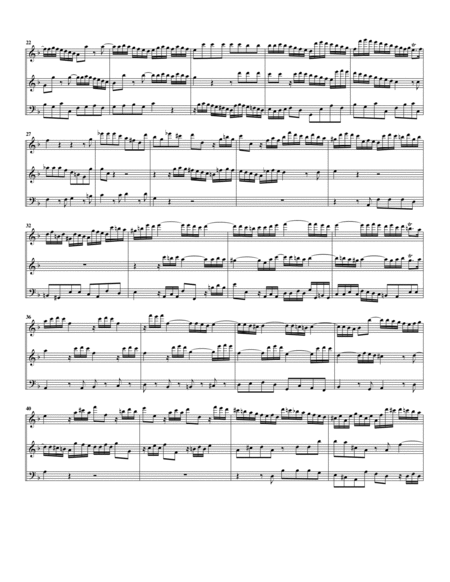 Trio sonata Op.2, no.6, HWV 391 (Arrangement for 3 recorders (AAB))
