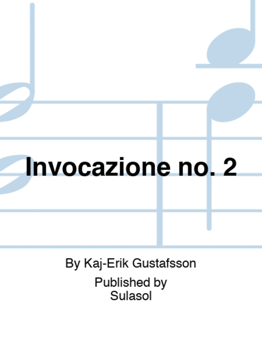 Invocazione no. 2 Invocazione no. 2 Cello scores gallery preview page 1