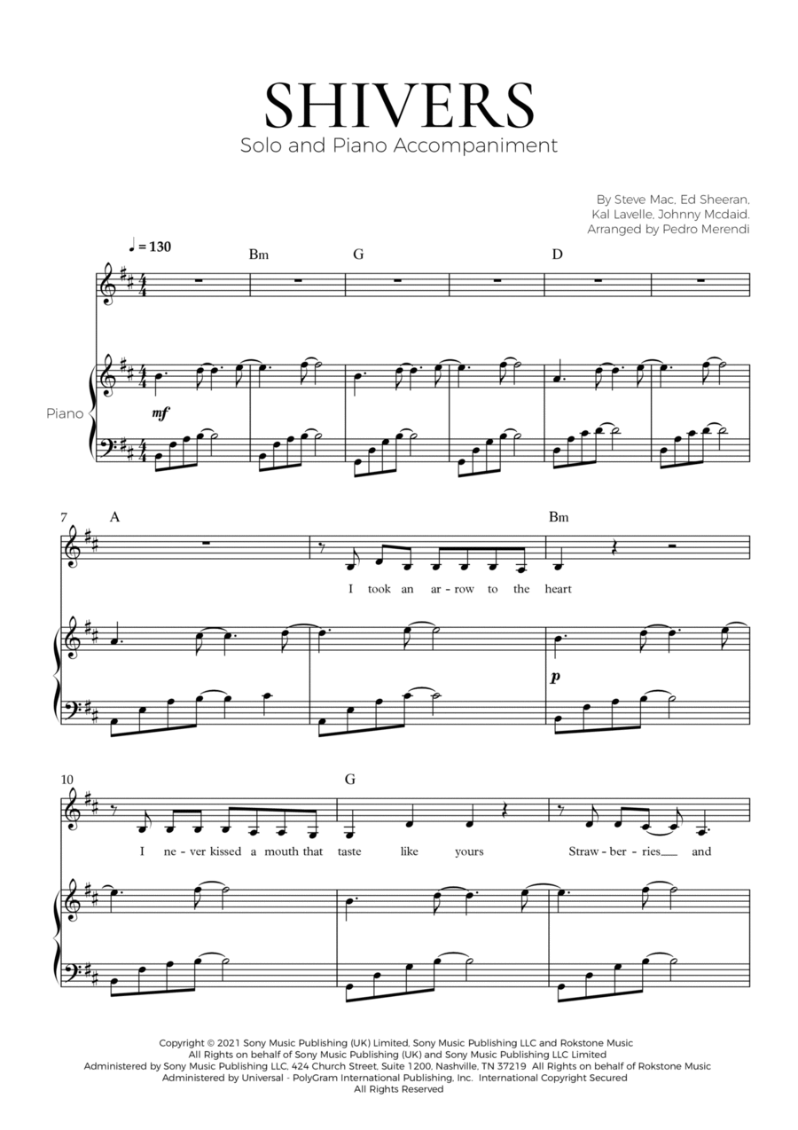 Shivers Voice scores gallery preview page 1