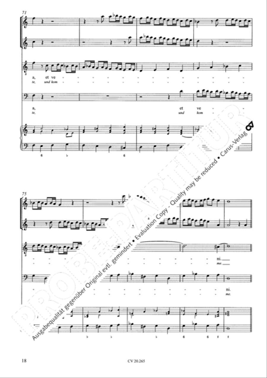 O quam tu pulchra es; Veni de Libano Score scores gallery preview page 19
