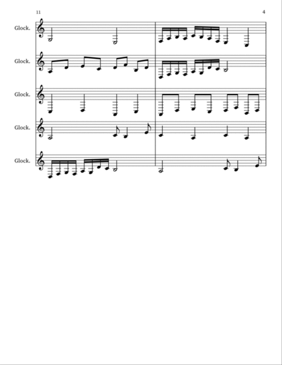 Confection 100 Confection 100 Percussion scores gallery preview page 4