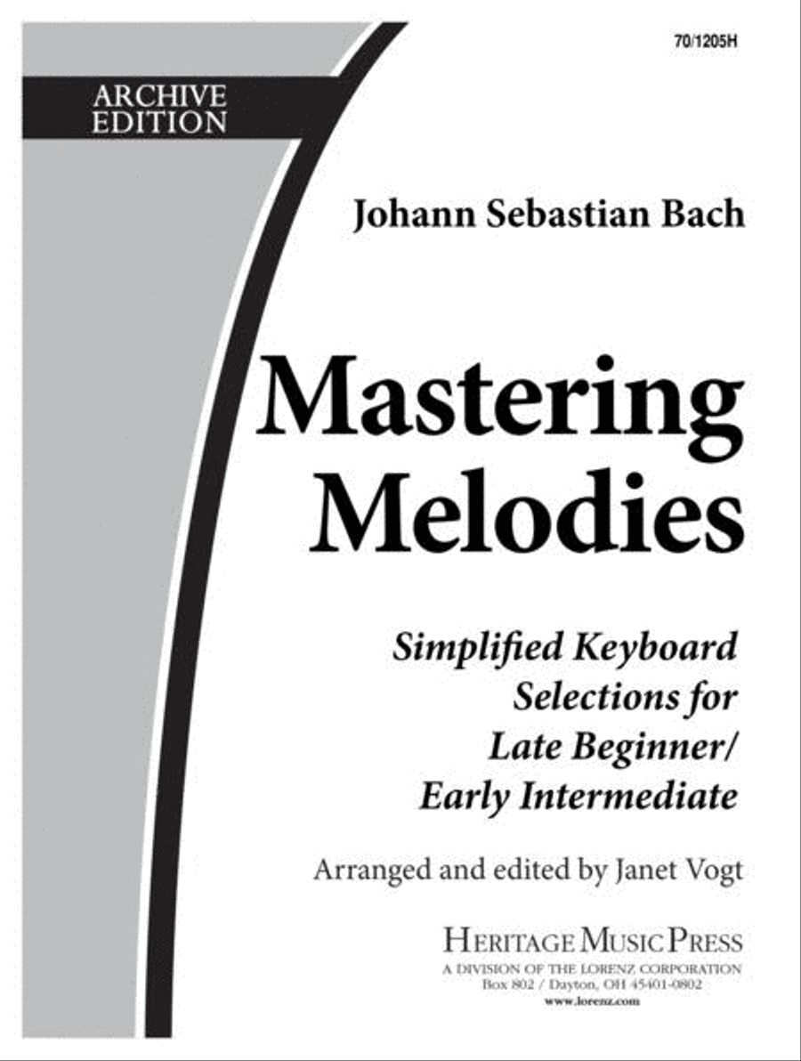 Mastering Melodies: Johann Sebastian Bach Piano Solo scores gallery preview page 1