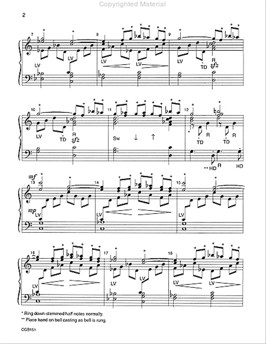 The Gentle Shepherd Handbell Choir scores gallery preview page 3