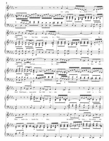 BACH: Vergnügte Ruh, beliebte Seelenlust, BWV 170 (transposed to D-flat major)