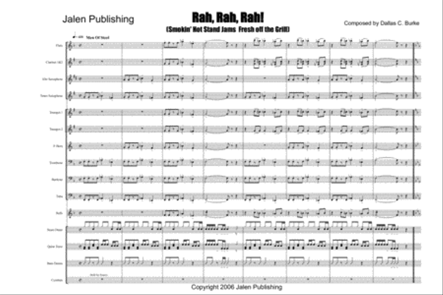 Rah! Rah! Rah! (Cheer Pack) Marching Band scores gallery preview page 2