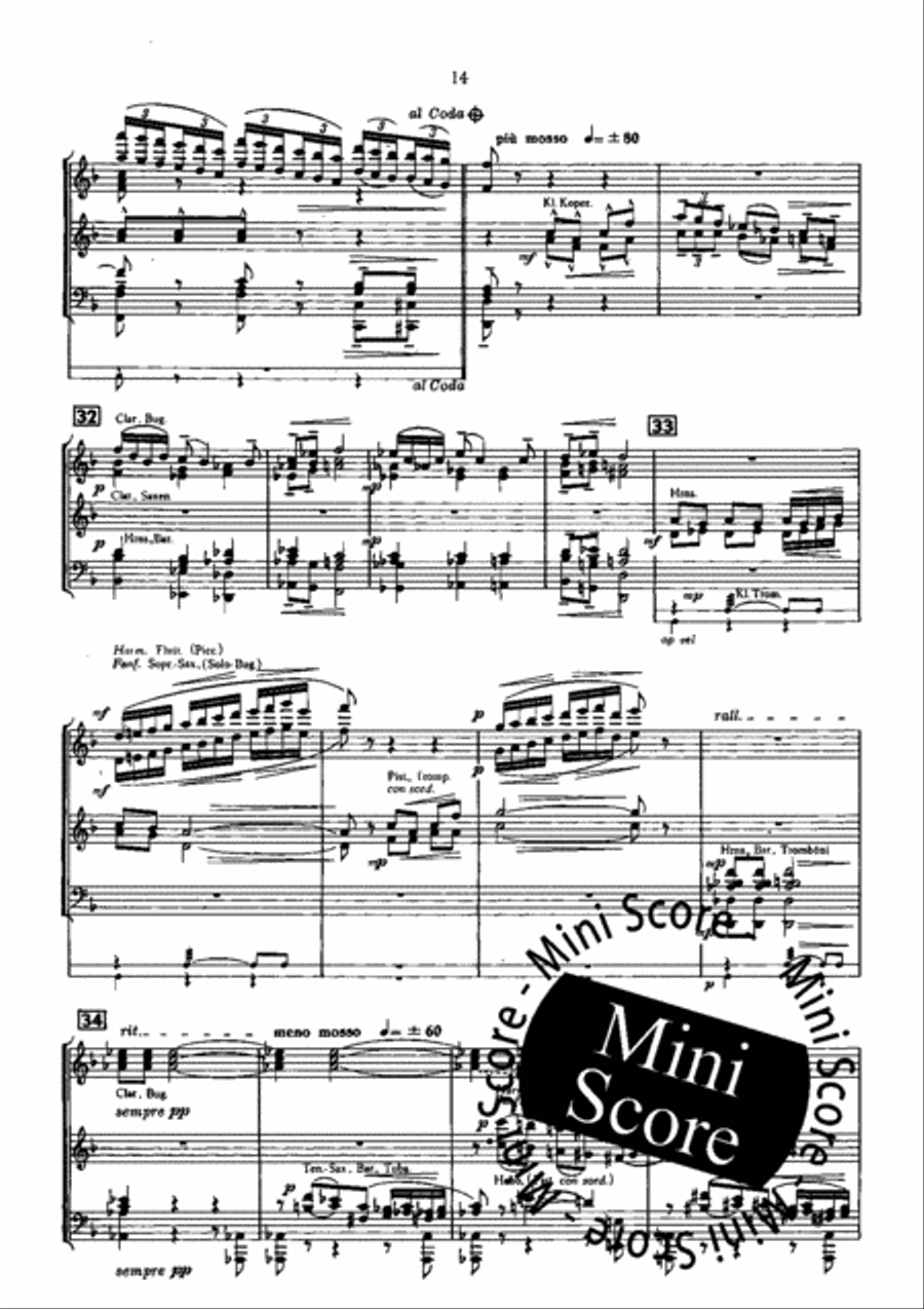 Persiflages Concert Band scores gallery preview page 16