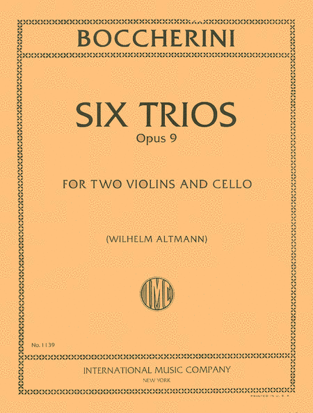 Six Trios, Opus 9