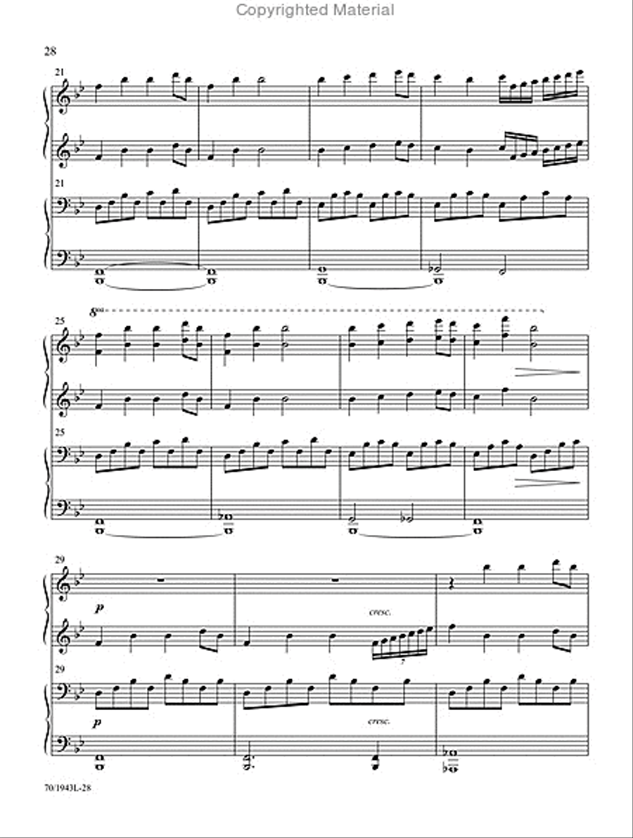 News of Great Joy! News of Great Joy! Piano Duet scores gallery preview page 17