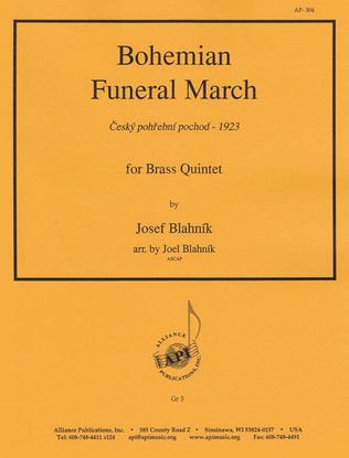 Bohemian Funeral March: Czech Processional - Br 5