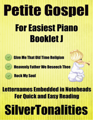 Book cover for Petite Gospel for Easiest Piano Booklet J
