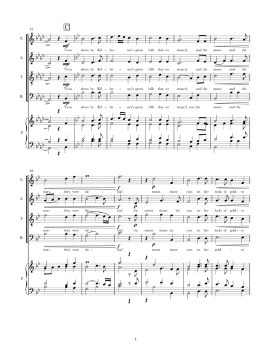 Red is the Rose Red is the Rose 4-Part scores gallery preview page 5