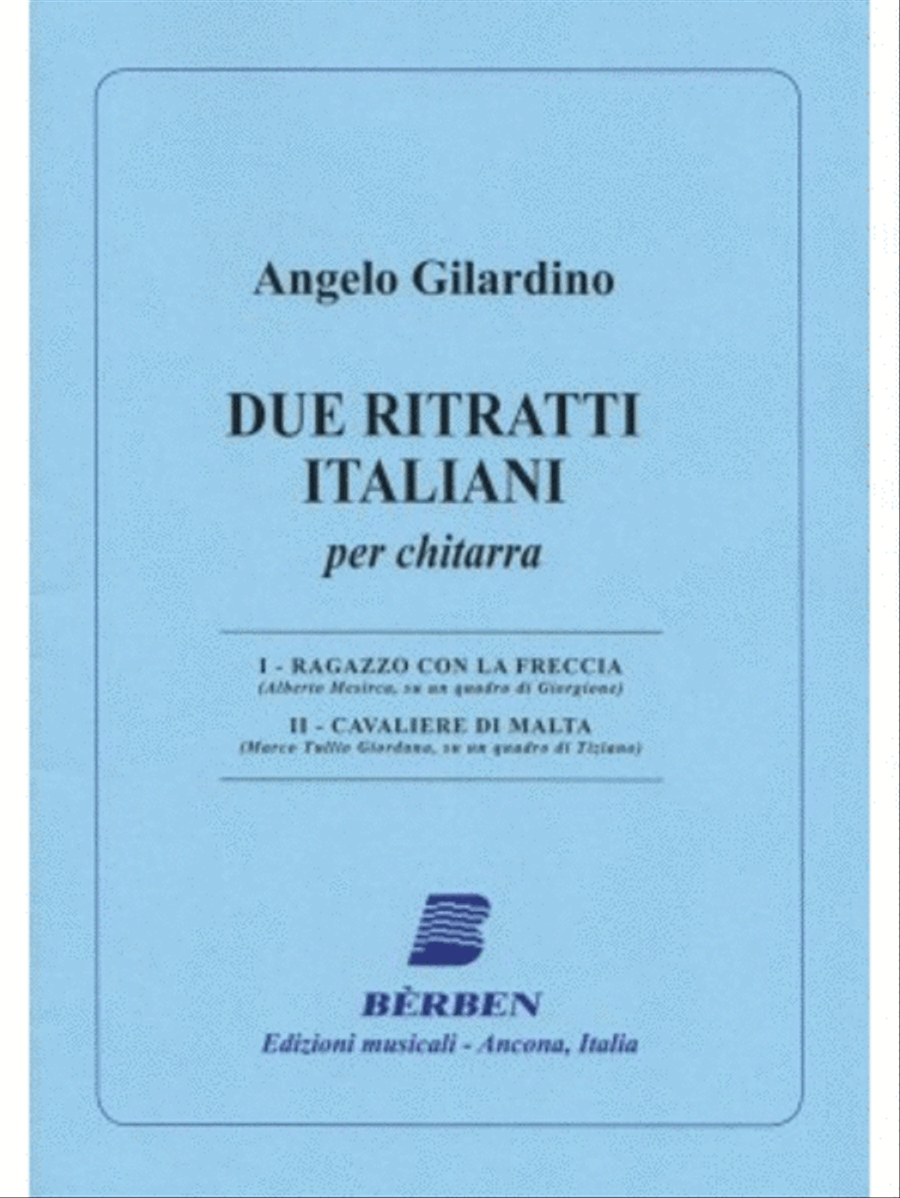 Due Ritratti Italiani Due Ritratti Italiani Chamber Music scores gallery preview page 1