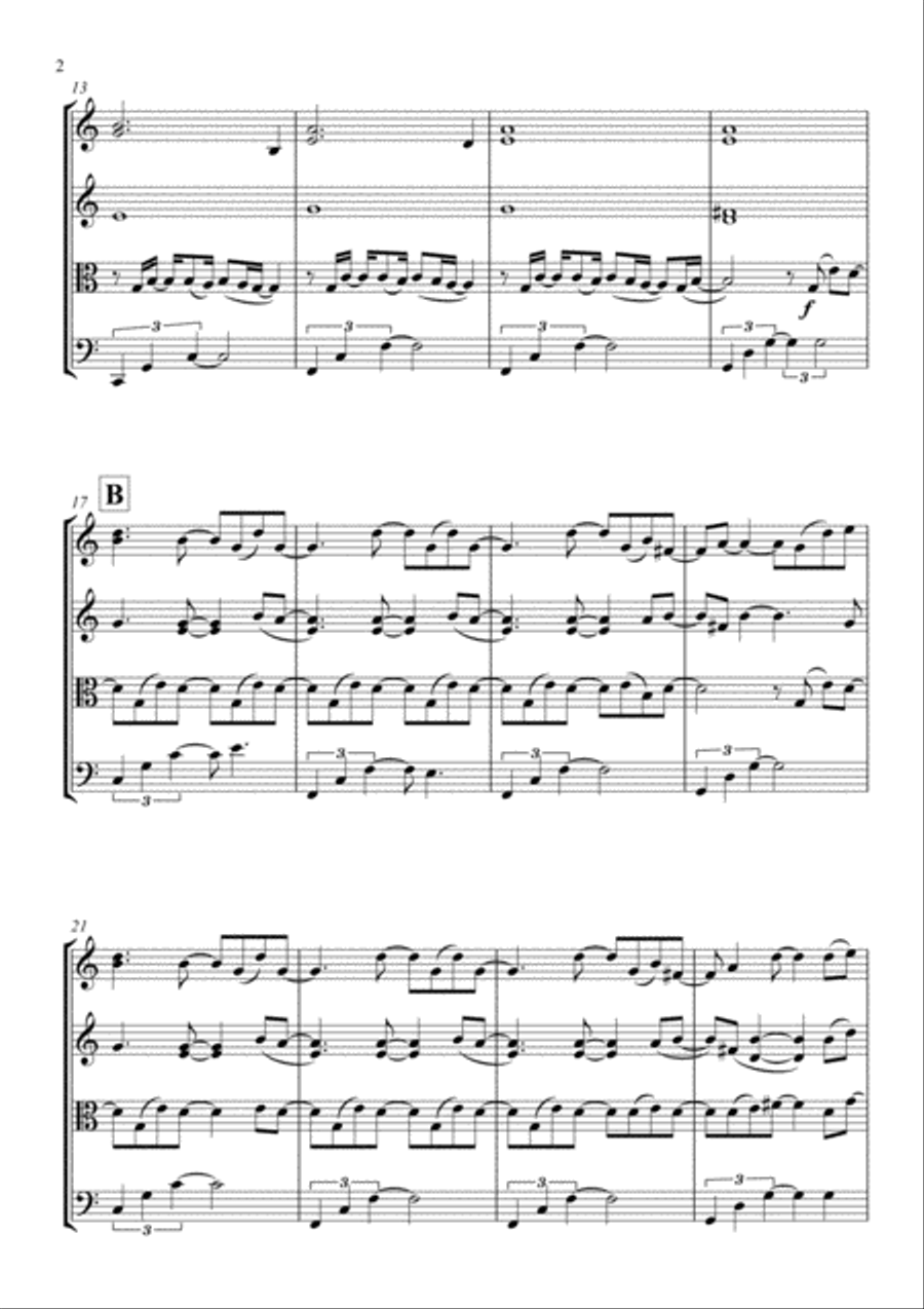 Ordinary People String Quartet scores gallery preview page 4
