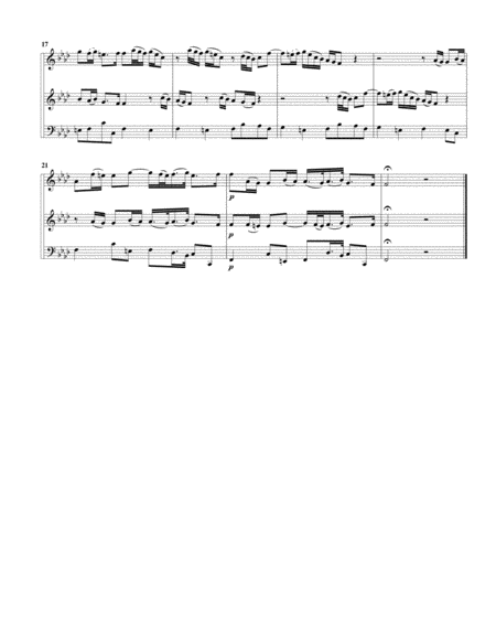 Trio sonata QV 2 Anh. 18 for 2 flutes and continuo in F minor