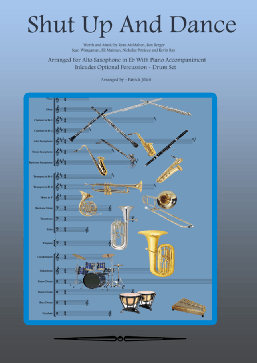 Shut Up And Dance Small Ensemble scores gallery preview page 1