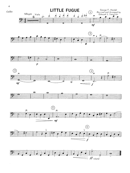Highland/Etling String Quartet Series: Set 1: Cello
