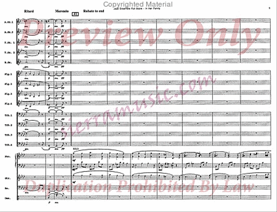 In Her Family Big Band scores gallery preview page 6
