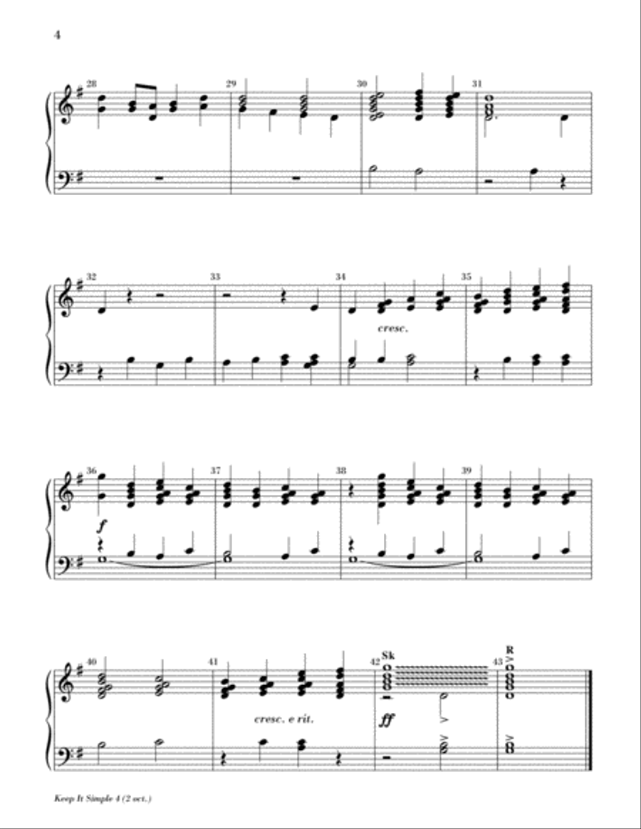 Keep It Simple 4 2-Octaves scores gallery preview page 6