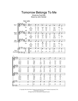 Tomorrow Belongs To Me (from Cabaret)