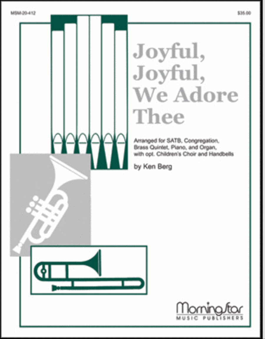 Joyful, Joyful, We Adore Thee 4-Part scores gallery preview page 1