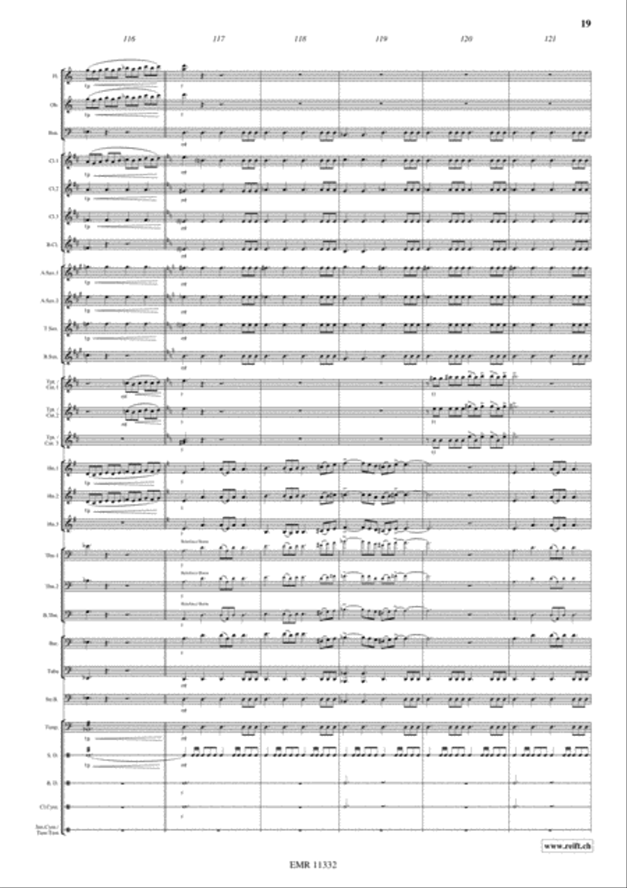 Cutthroat Island Concert Band scores gallery preview page 20