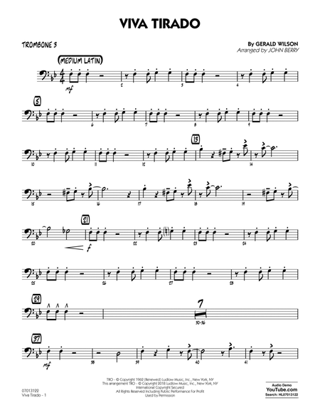 Viva Tirado - Trombone 3
