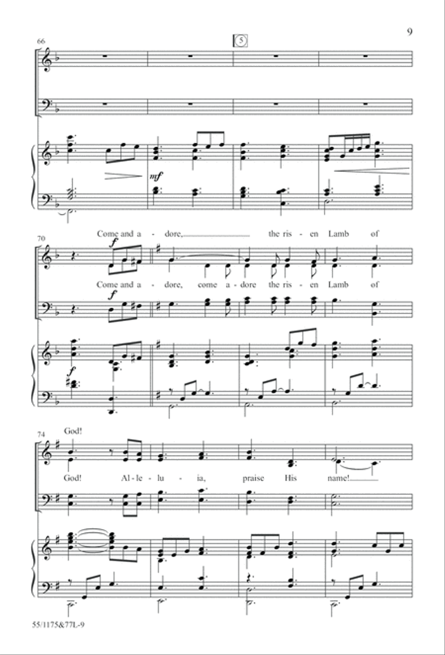 Behold the Lamb! Behold the Lamb! 4-Part scores gallery preview page 10