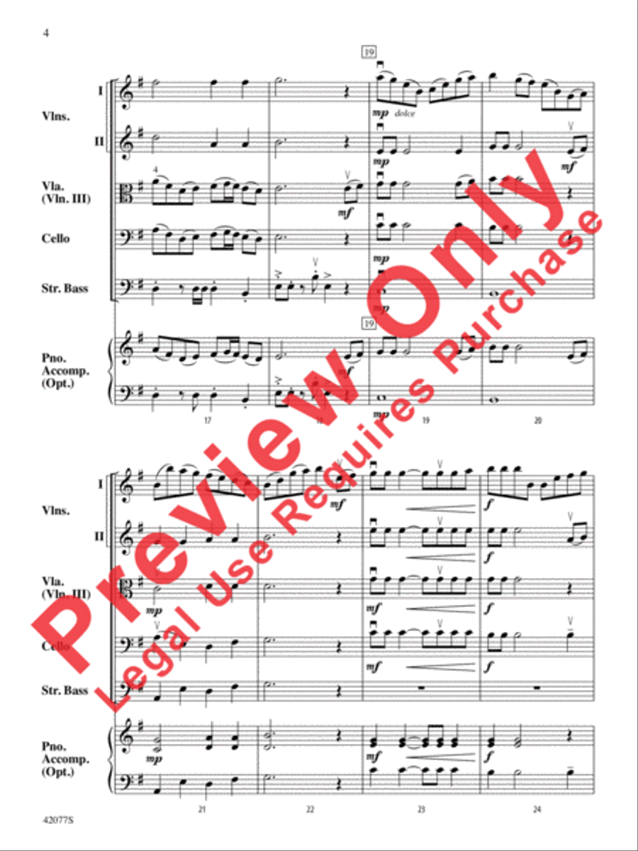The Explorers String Orchestra scores gallery preview page 5