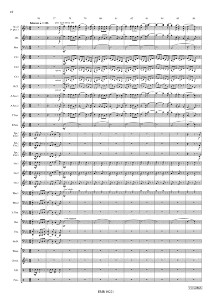 Best Of British Concert Band scores gallery preview page 11