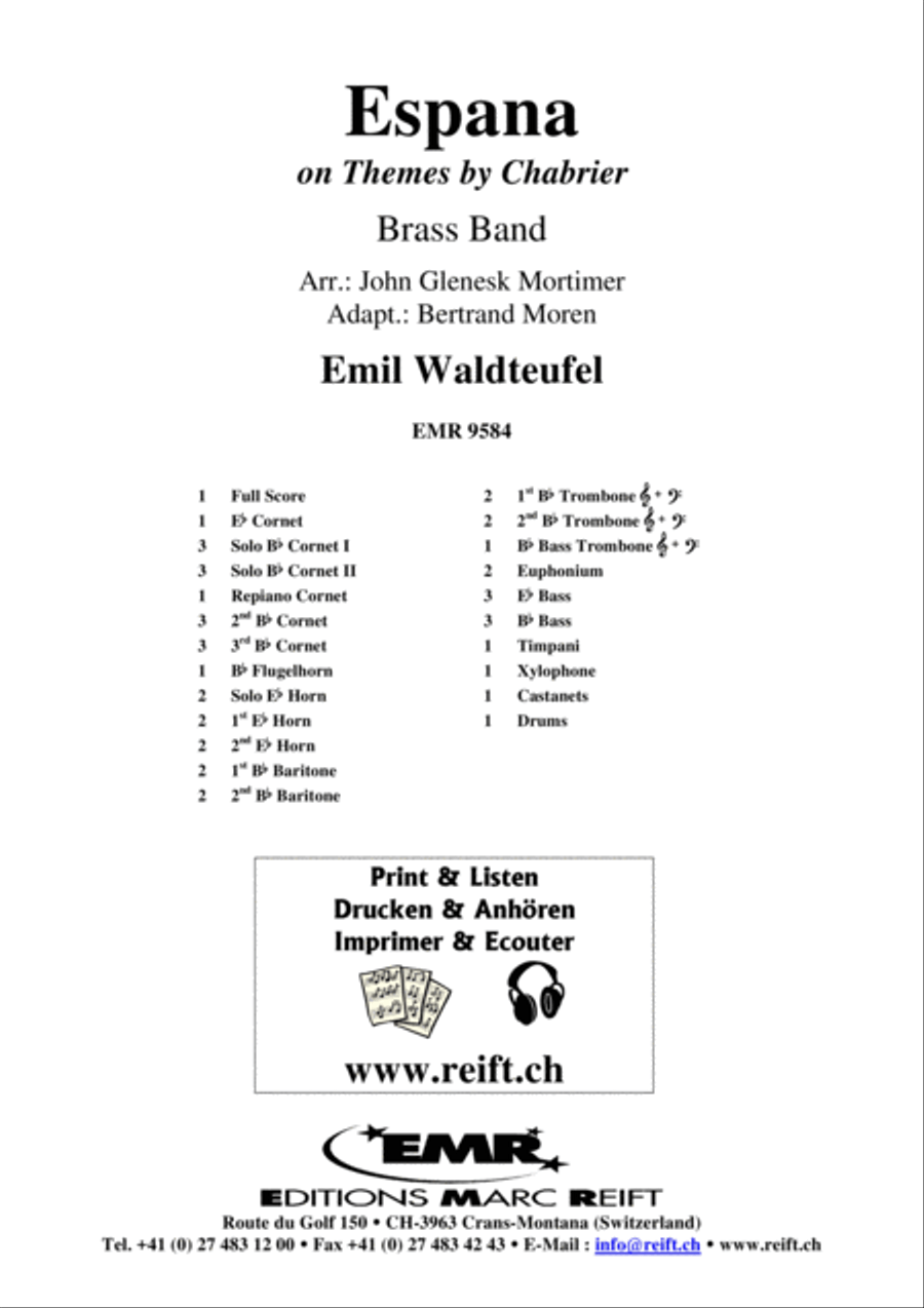Espana Brass Band scores gallery preview page 2