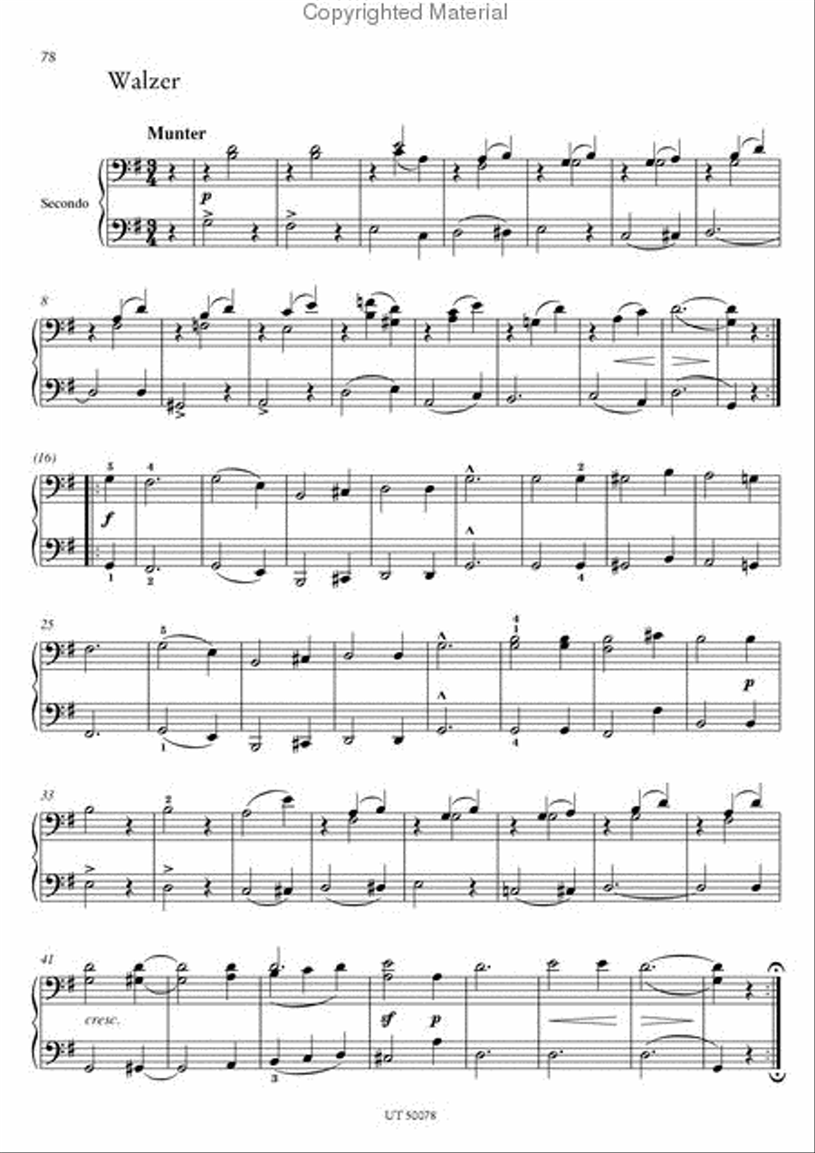 Complete Works for Piano Four Hands Vol. 1 Chamber Music scores gallery preview page 3