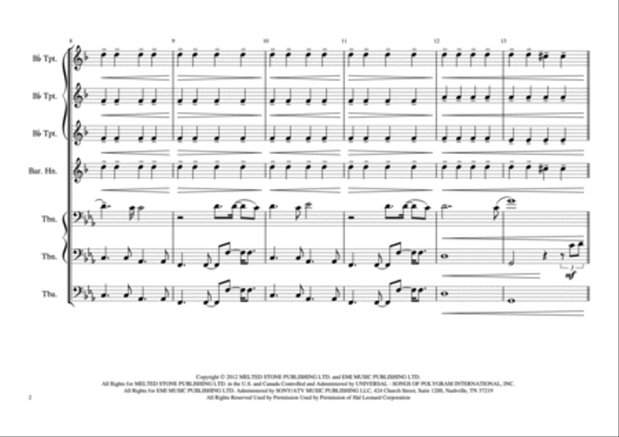 Skyfall Small Ensemble scores gallery preview page 4
