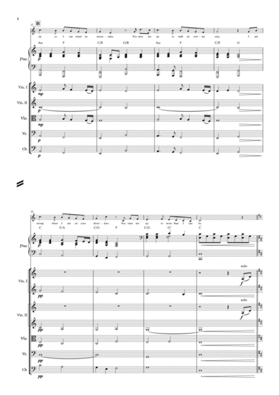 You Raise Me Up You Raise Me Up String Orchestra scores gallery preview page 4