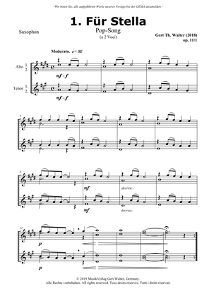 Saxophone Pop Romanticists - Score Only