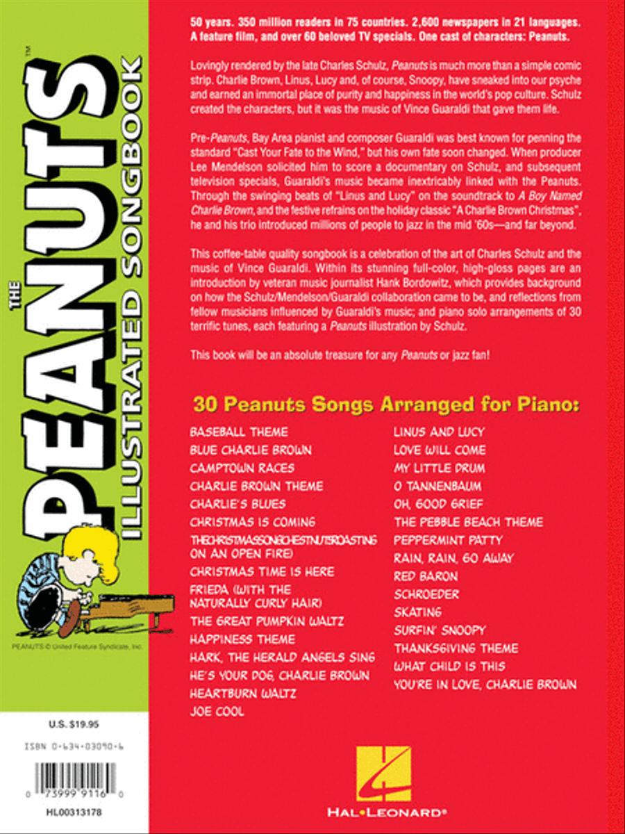 The Peanuts® Illustrated Songbook Piano Solo scores gallery preview page 8