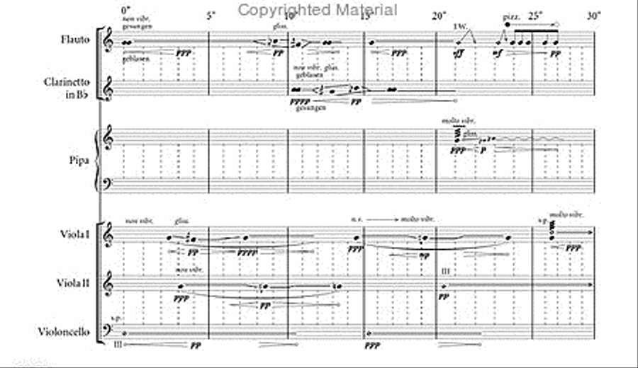 Klagegesang Clarinet scores gallery preview page 2