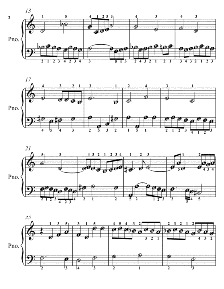 Prelude 1.6 Magnificat Primi Toni Easy Piano Sheet Music