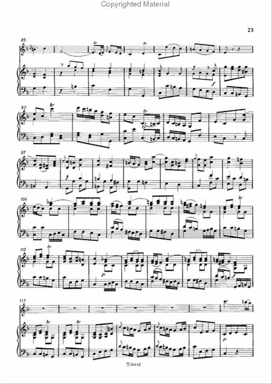 Concerto F-Dur Concerto F-Dur School and Community scores gallery preview page 24